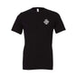 100% Cotton Unisex Black Waterfront T-shirt