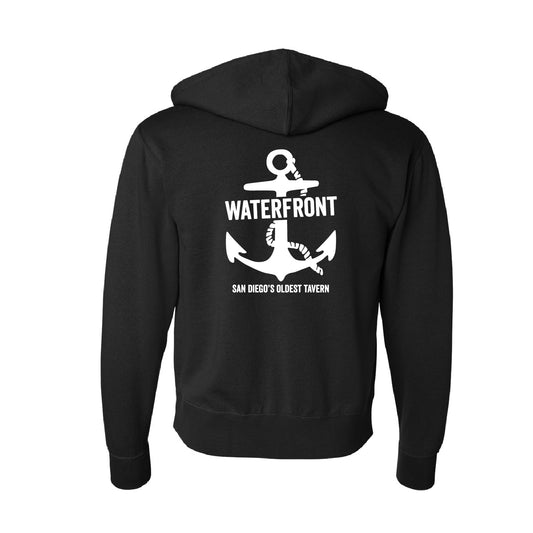 100% cotton face Waterfront Zip-Up Hoodie